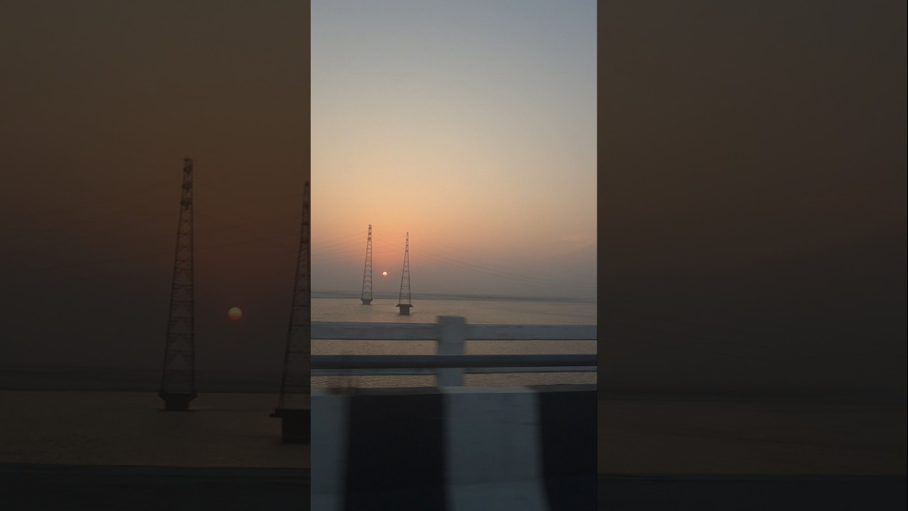 Caught the Rarest Brahmaputra Sunset Colors 