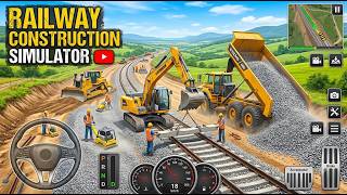 Giant Excavator Digging & Dump Truck Transport! Real Construction Simulator Gameplay screenshot 2