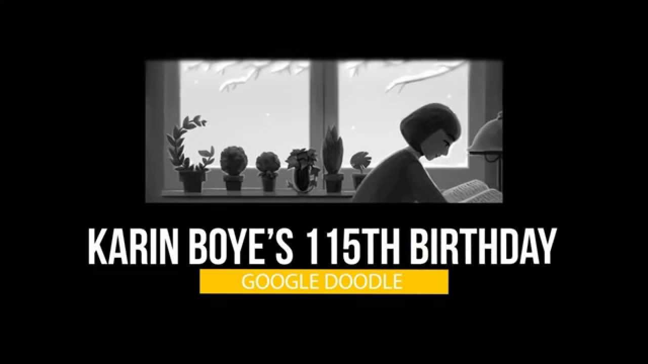 Karin Boye’s 115th Birthday