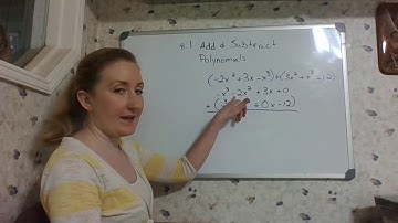 Algebra 1   Lesson 8 1 Add and Subtract Polynomials