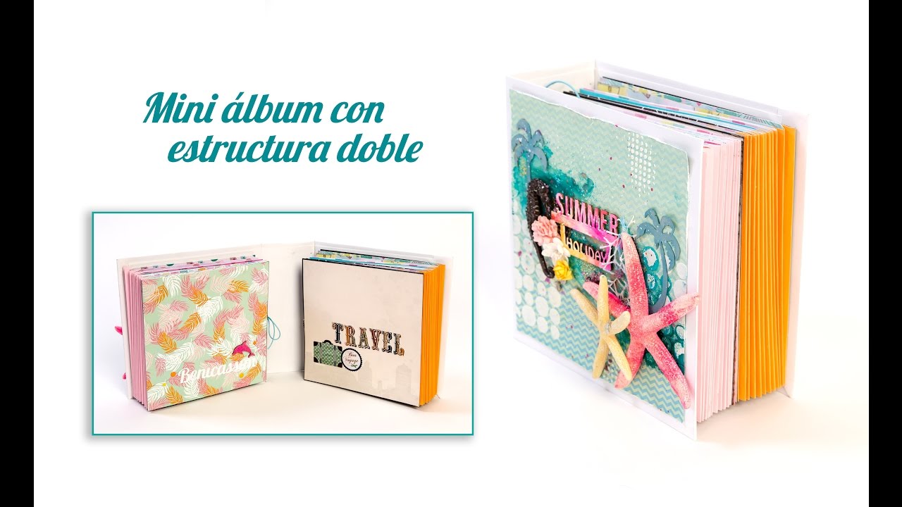 Mini álbum con doble estructura :)