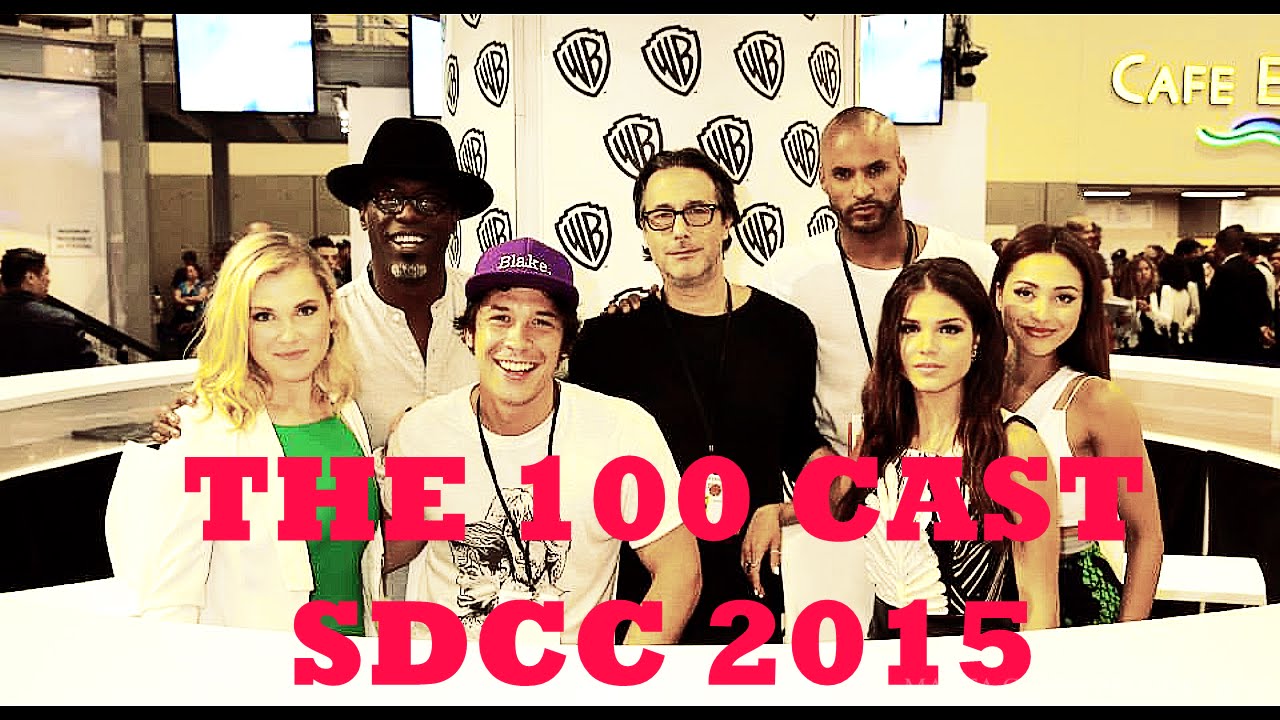 I love it! | The 100 Cast [SDCC 2015] - YouTube