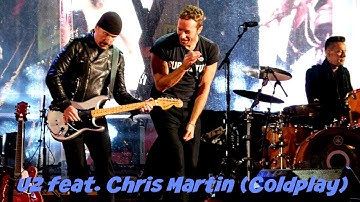 U2 & Chris Martin :: Beautiful Day / With Or Without You (LIVE RED, 12.01.2014)