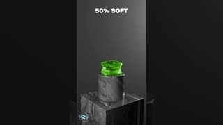 0% vs 100% Cube Softness ASMR Fixing Simulation in Blender