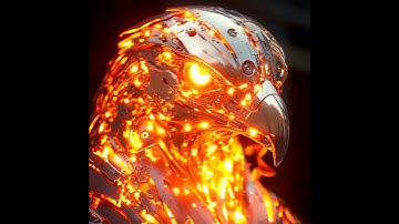 Professional Mode An eagle transforms into a mecha #shorts