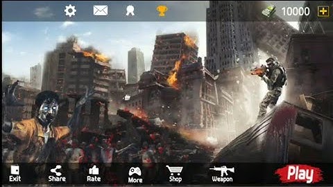 Zombie War Survival Android Gameplay.