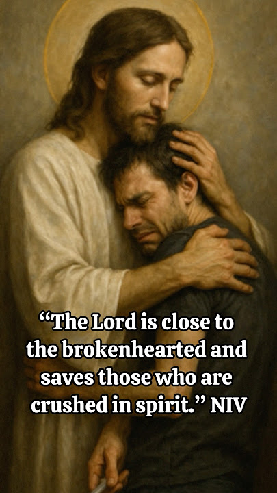 Psalm 34:18 | Daily Prayer Bible Verse - JESUS & the Brokenhearted | NIV