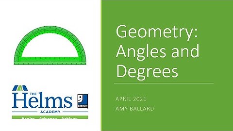 Geometry: Angles and Degrees | GED, HiSET, and TASC Math Prep