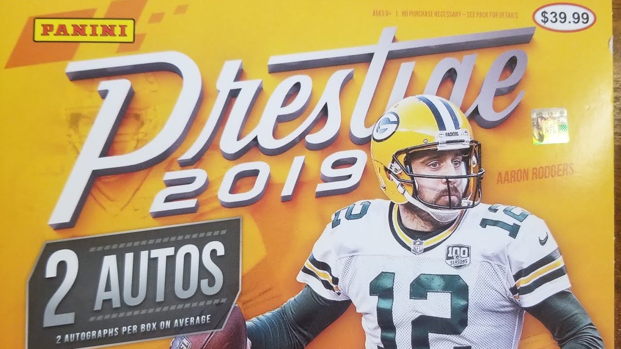 2019 Panini Prestige Football Mega Box