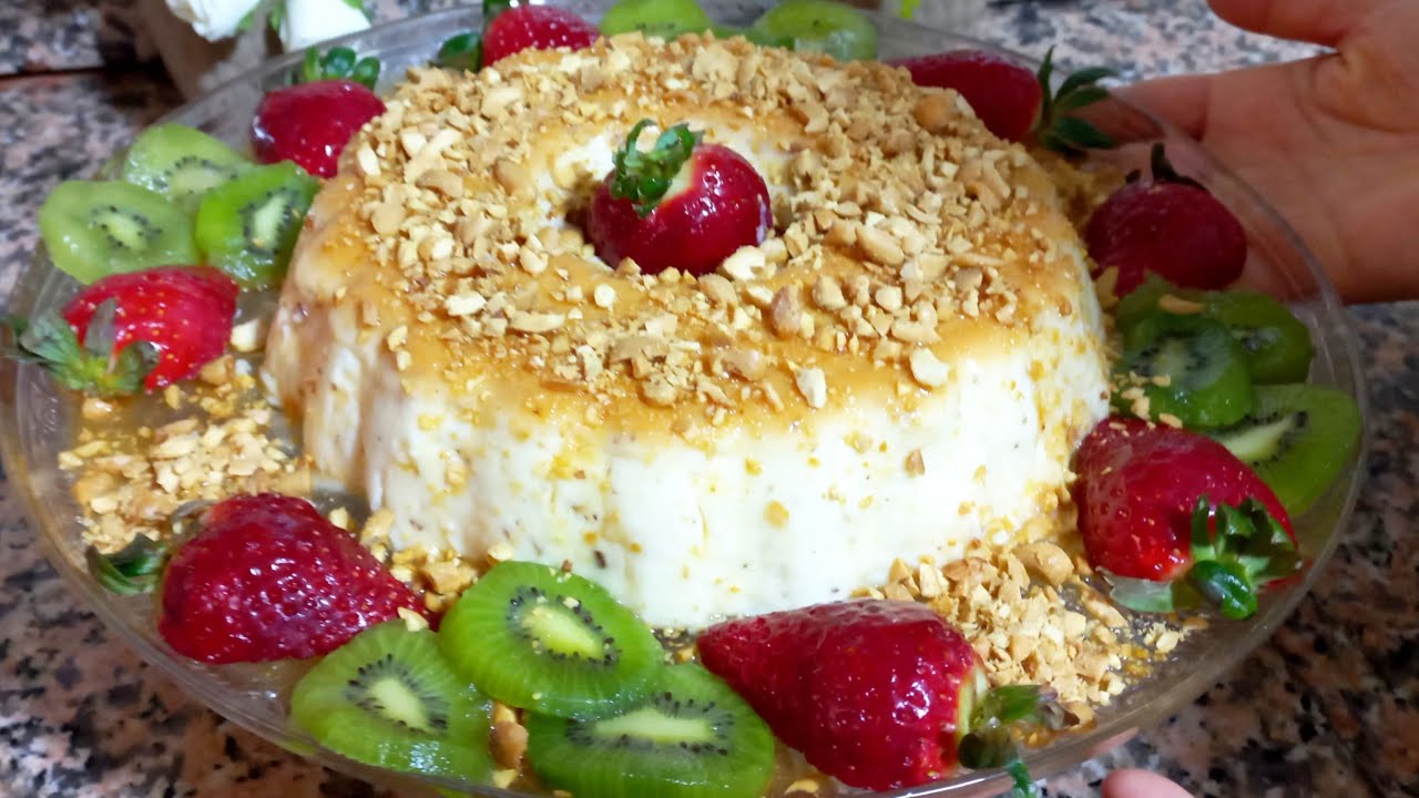 تحلية وفلان🍮 كواخادا باللوز والفواكه🥝🍓برعي ضيوفك💁🏻‍♀️