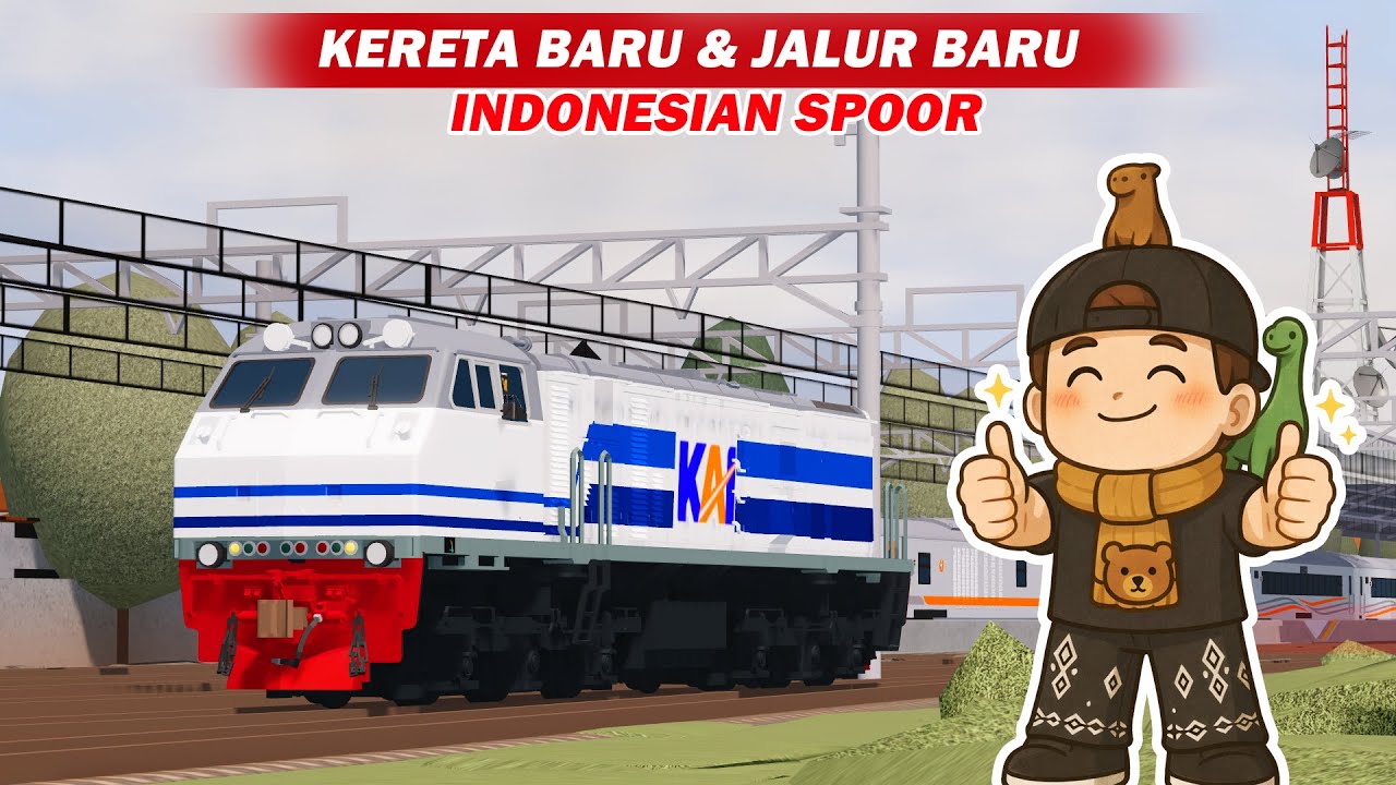 Update Lokomotif Baru Di Roblox Indonesian Spoor | Ngabuburit Puasa Hari Ke 16