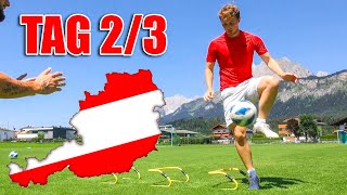 FUSSBALL TRAININGSLAGER PROFI BEDINGUNGEN in ÖSTERREICH TAG 2