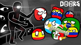 Countryballs JUEGAN a Doors Floor 2 (Roblox) Final