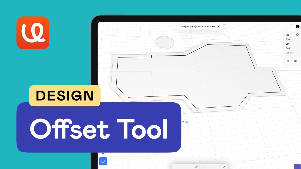 uMake Help - Design - Offset Tool - YouTube