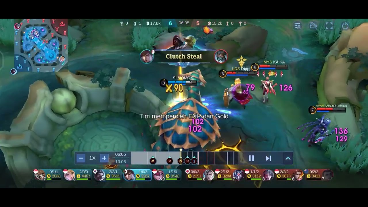 Gameplay Gusion mid only,Buat hp yang sering NGerstack
