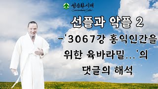 3125강 선플과 악플2 -'3067강 홍익인간을 위한 육바라밀...'의 댓글의 해석 [선순환시대]