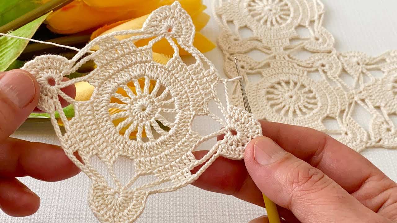 🤍 Incredibly Beautiful Crochet Square Motif 🤍 How to Make a Unique Pattern for All Projects