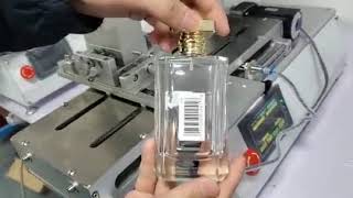 semi-automatic labeling machine for oval bottles