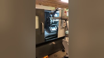Universal Robot CIM Cell Set Up with Haas CNC Machine Tending