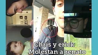 CHRIS Y ERICK MOLESTAN A SU MANAGER