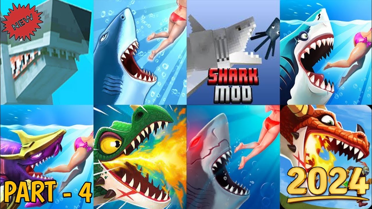 ✅Hungry Shark World vs Hungry Shark Evo vs Hungry Dragon - All Dragons & Sharks Unlocked Hack Mod