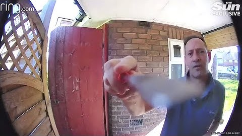 Neighbor Gets Instant Karma for Trying to Destroy Ring Doorbell