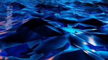 Blue Low Poly Abstract Background. Seamlessly Loopable.