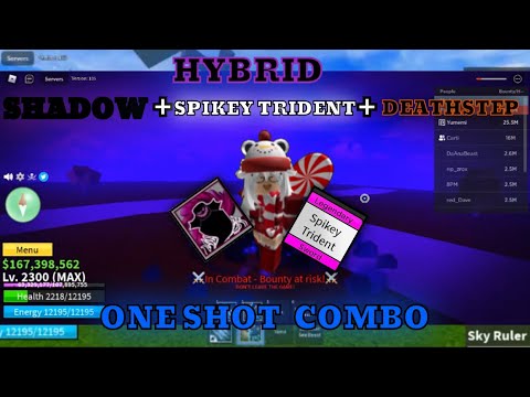 ONE SHOT COMBO WITH SHADOW + DEATH STEP』ROBLOX