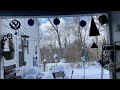 Peaceful Wind Chimes after a Snowfall