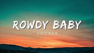 "ROWDY BABY" but only "VOCALS" (Dhee, Dhanush, Yuvan Shankar Raja)