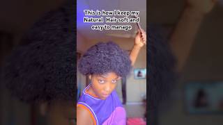 Use This To Soften Your Natural Hair