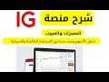 شرح منصة اي جي  فتح حساب تداول الأسهم وشراء صناديق الاستثمار العالمية والامريكية