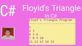 Floyd's Triangle In C#