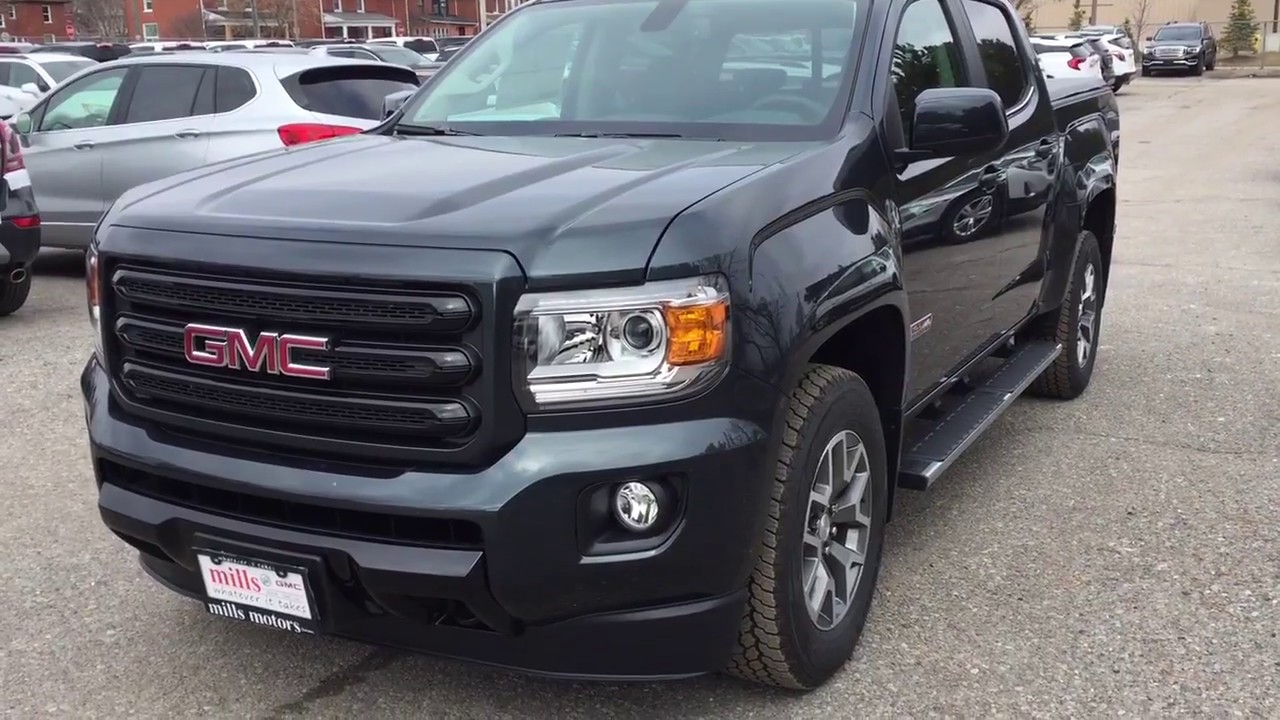 2018 Gmc Canyon 4wd Crew Cab All Terrain Spray On Liner Dark Slate 2018 Gmc Canyon 4wd Crew Cab All Terrain Spray On Liner Dark Slate Oshawa Stock 180793