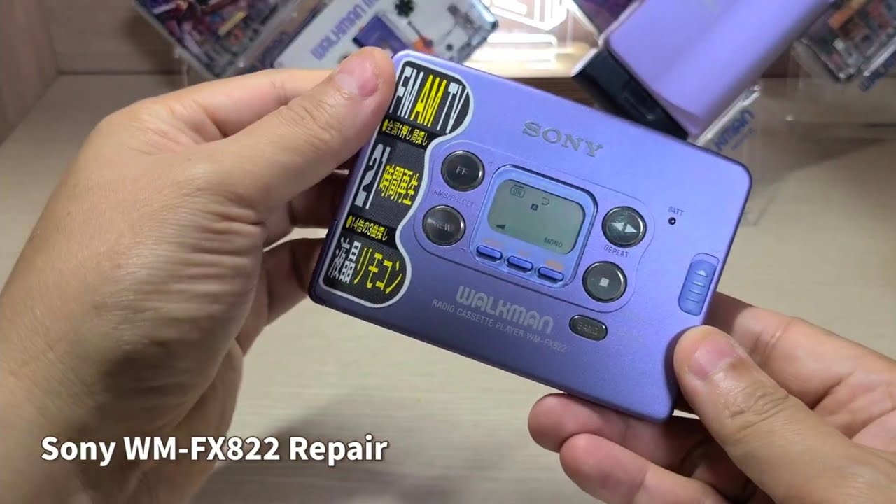 Sony WM-FX822 Repair Cassette Player Walkman - YouTube