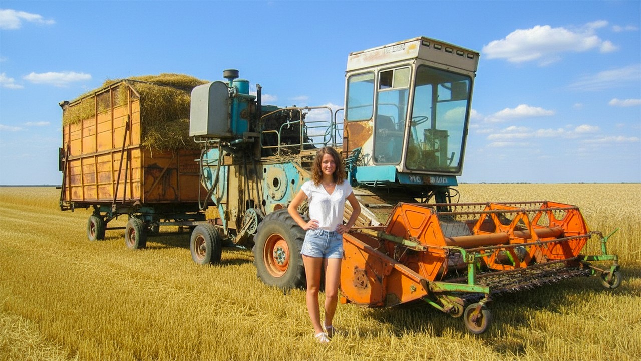 10 Bizarre Vintage Combine Harvesters You Won't Believe Exist!