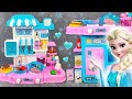 Satisfying with unboxing frozen elsa kitchen playset disney toys collection review  asmr