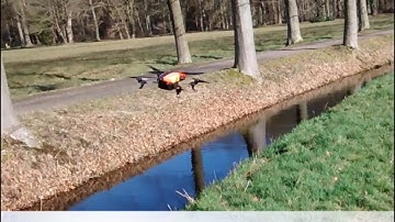 A Vision Based Line Following Strategy for an Autonomous Drone