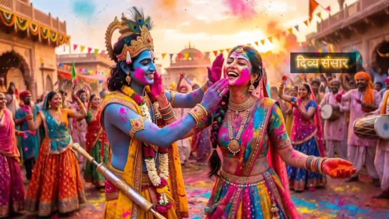 इस होली पर धूम मचा देगा ये गाना! Krishna Holi Dance Mix 🥁🔥