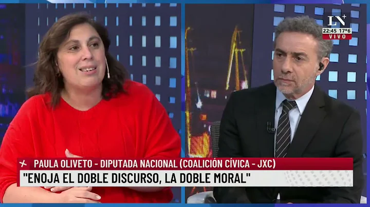 Paula Oliveto: "Manes repiti las mentiras de Morea...