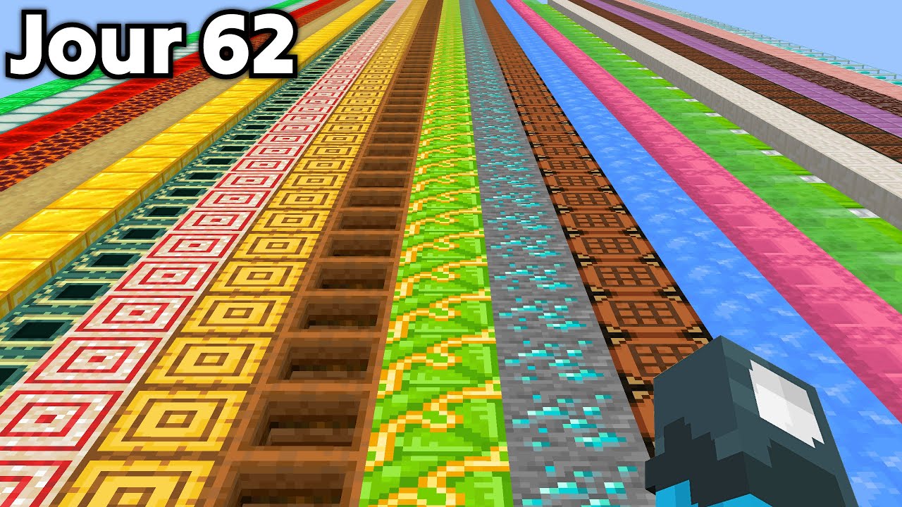 100 Jours dans un Monde Aléatoire sur Minecraft [ Jour 62 ] - YouTube