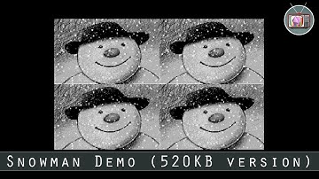 The Snowman Demo (520 KB version) by Sundox, 1988 | Atari ST Demo