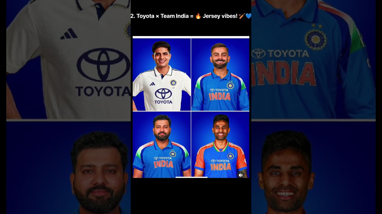 Toyota × Team India = 🔥 Jersey vibes! 🏏💙