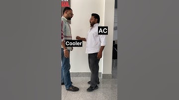 AC ⚡️ Cooler 🤣😱 #Funny #Short #Comedy