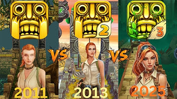 Temple Run vs Temple Run 2 vs Temple Run 3 | Temple Run Evolution | Scarlett Fox Gameplay 2025
