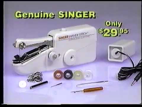 Singer Handy Stitch commercial (1991) - YouTube