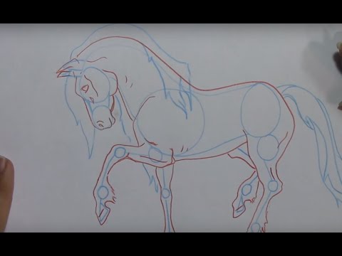 TUTORIAL: Como desenhar um CAVALO! How to draw a horse! 