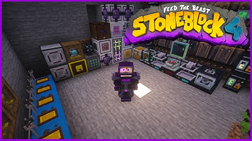 FTB Stoneblock 4 - Ep 19 - Singularities And Dark Matter!
