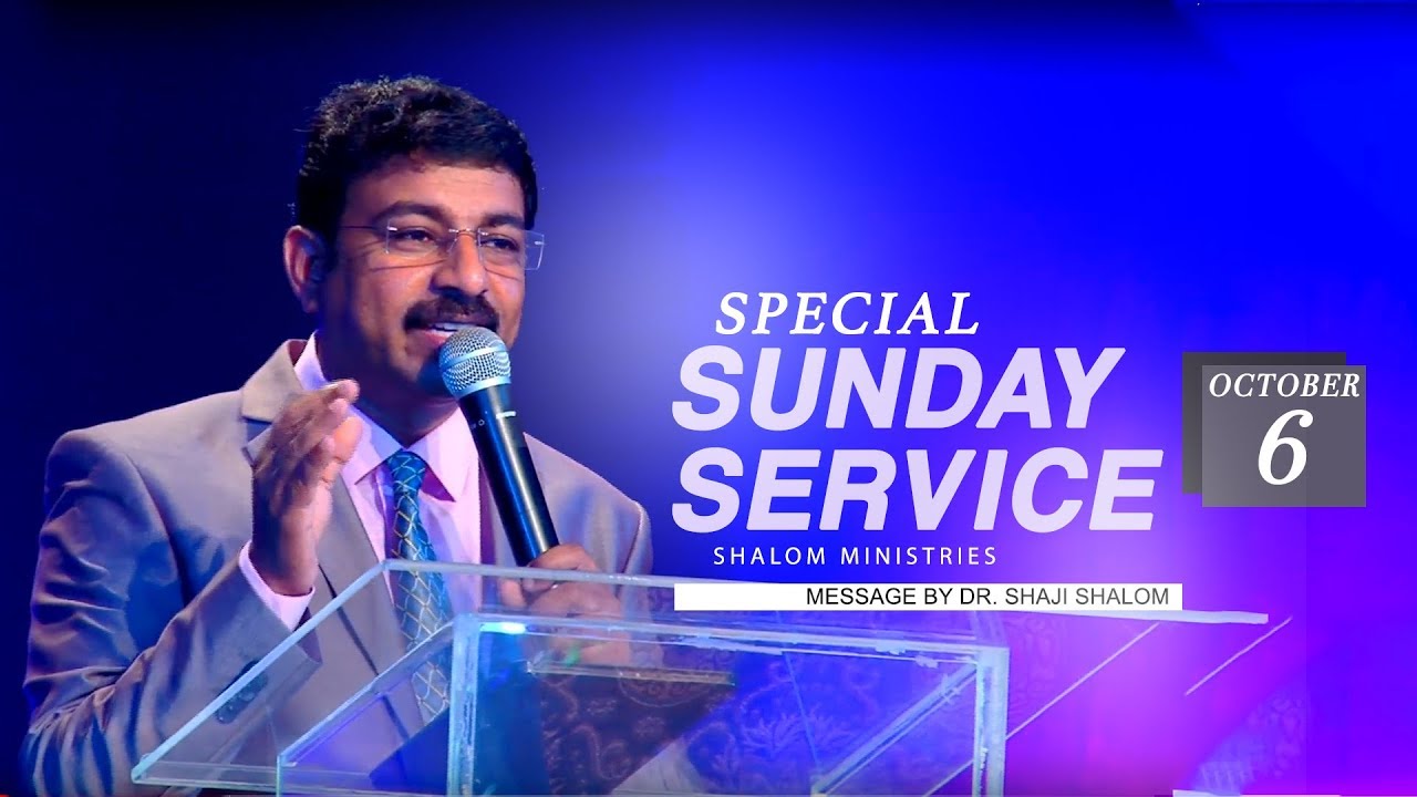 Sunday Service Shalom Online Church Dr. Shaji Shalom 900am 06