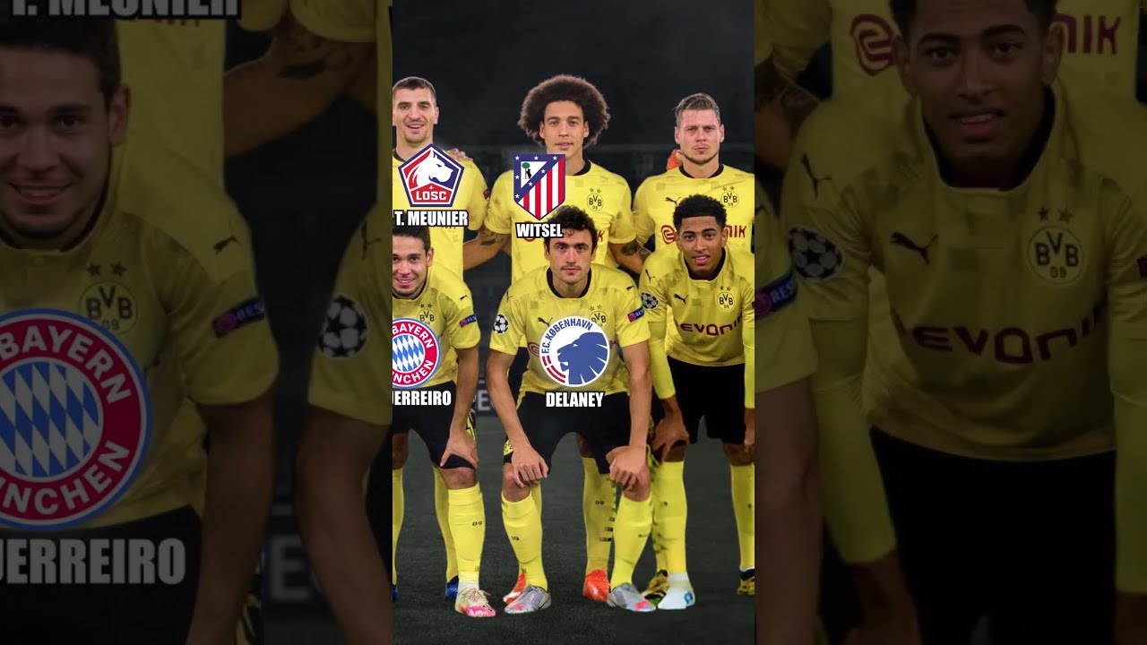 Borussia Dortmund 2020 Squad Team Haaland Bellingham